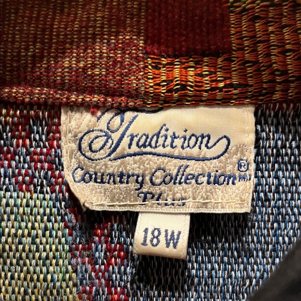 Woman’s Country Collection Multicolor Patchwork Jacket - Picture 2 of 4